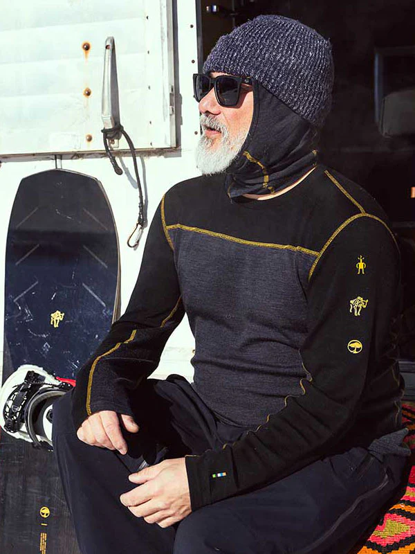 Smartwool + Arbor Thermal Merino Base Layer Colorblock Crew - Image 3