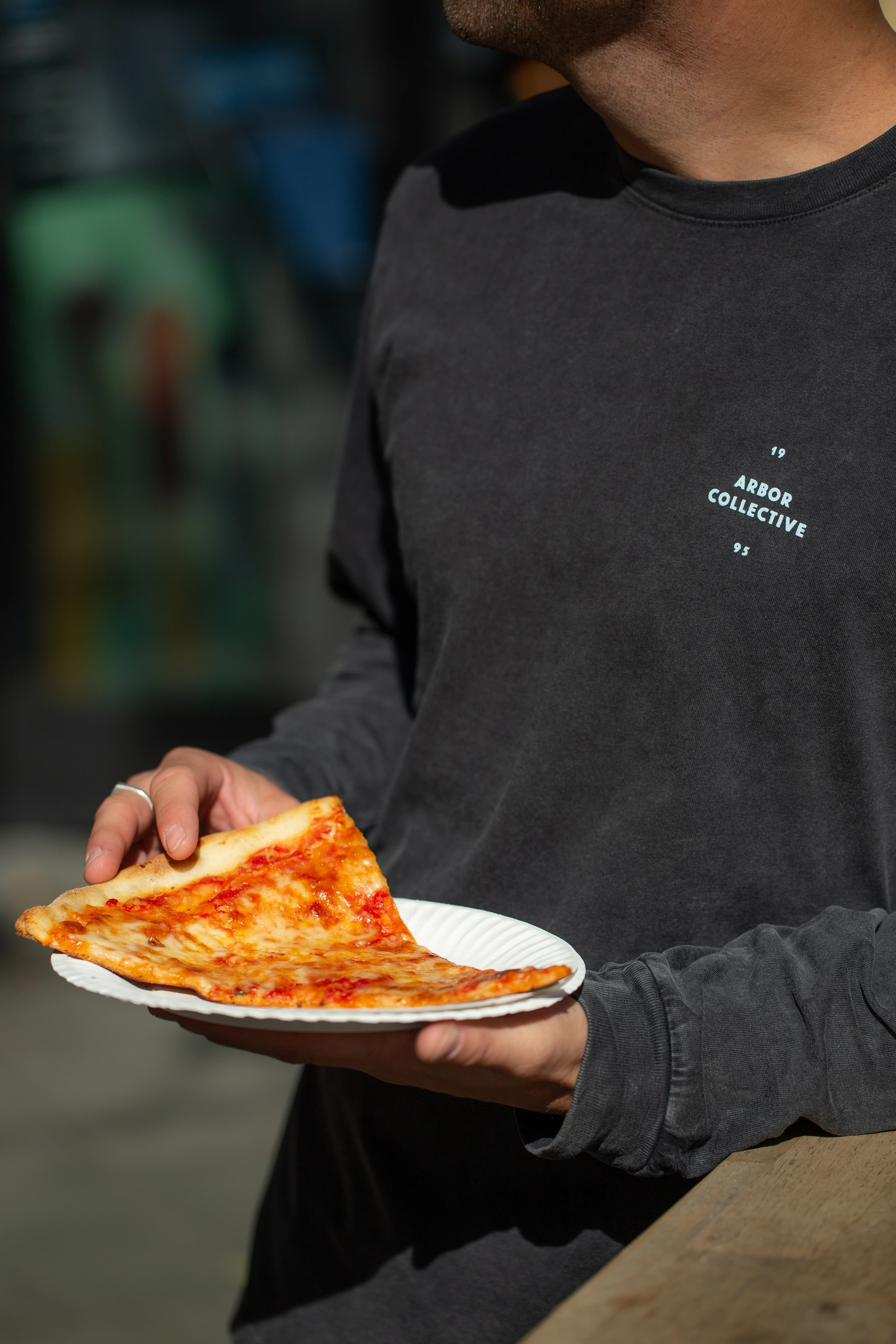 Till The End Long Sleeve Tee - Mineral Wash Black - Image 3