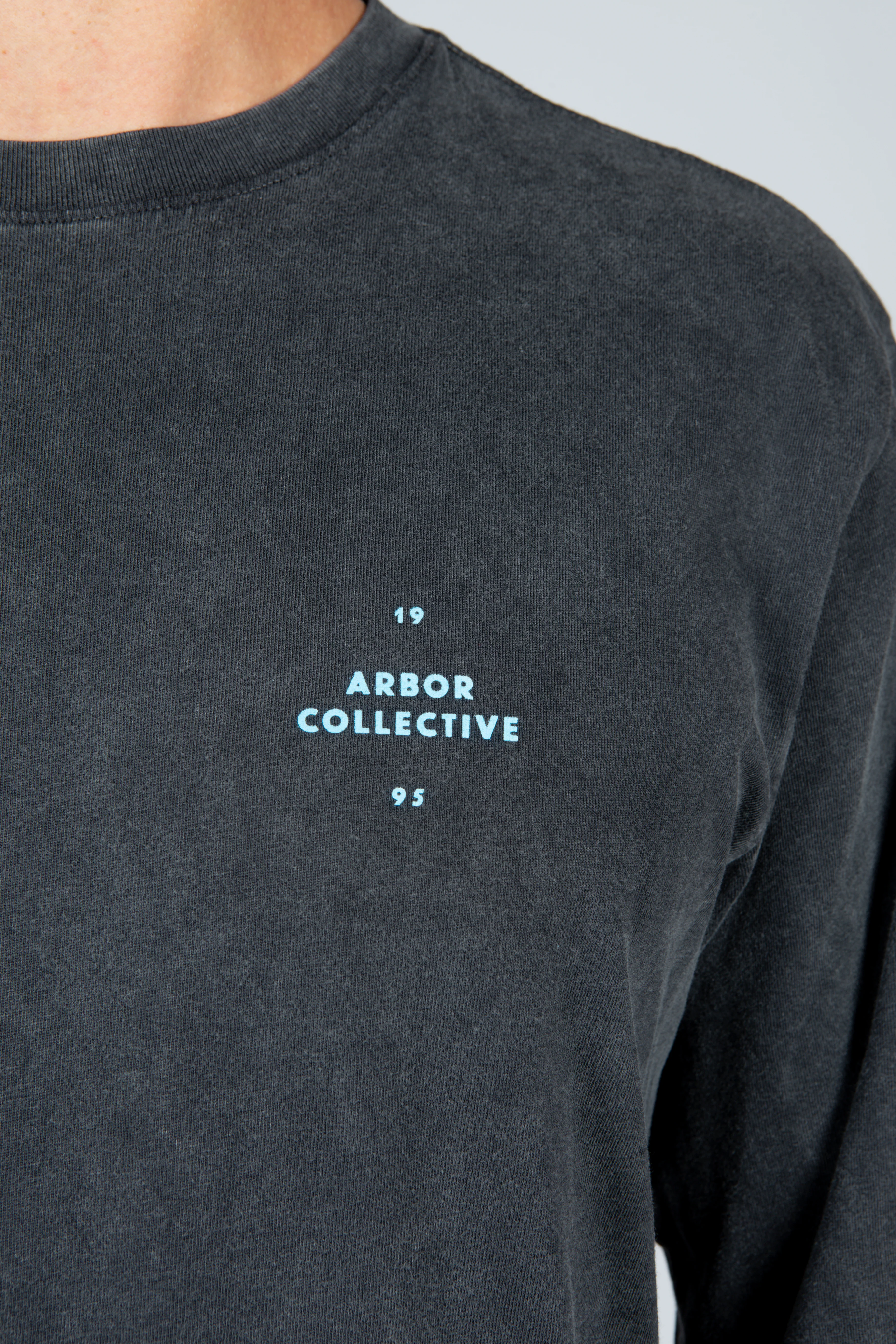 Till The End Long Sleeve Tee - Mineral Wash Black - Image 6