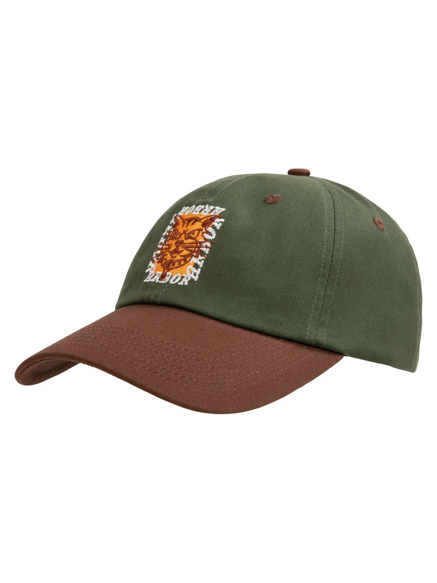 Whiskers Cap - Forest Green/Chocolate